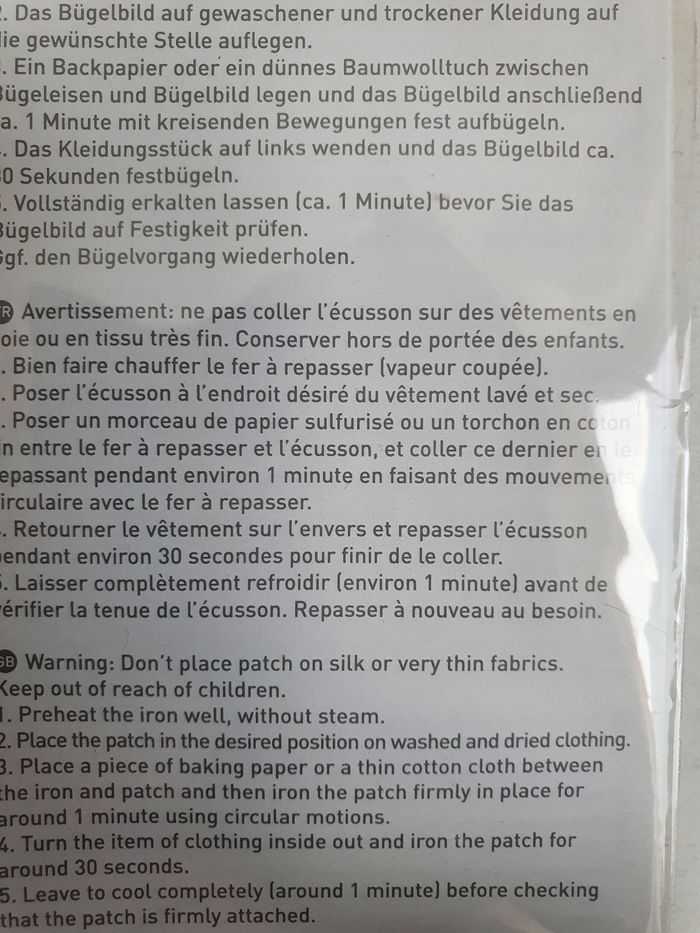 Écussons pour vêtements - photo numéro 4