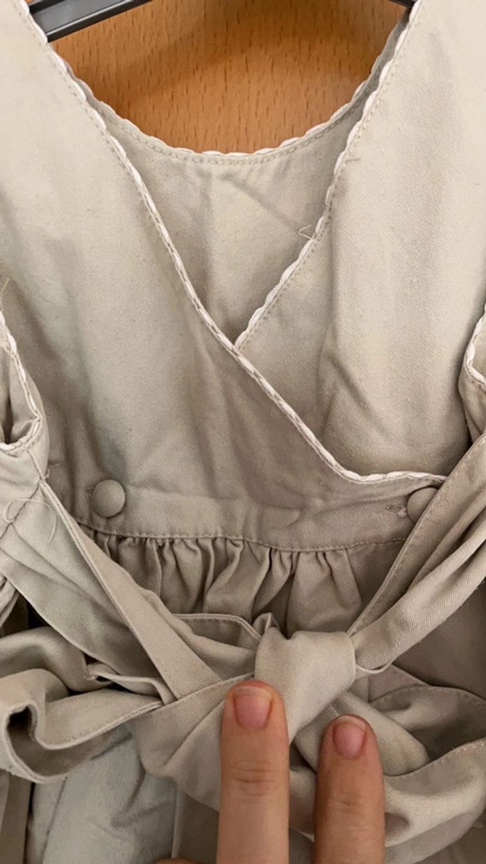 Très jolie robe évasée « thym, romarin, aneth » en taille 2 ans - photo numéro 5