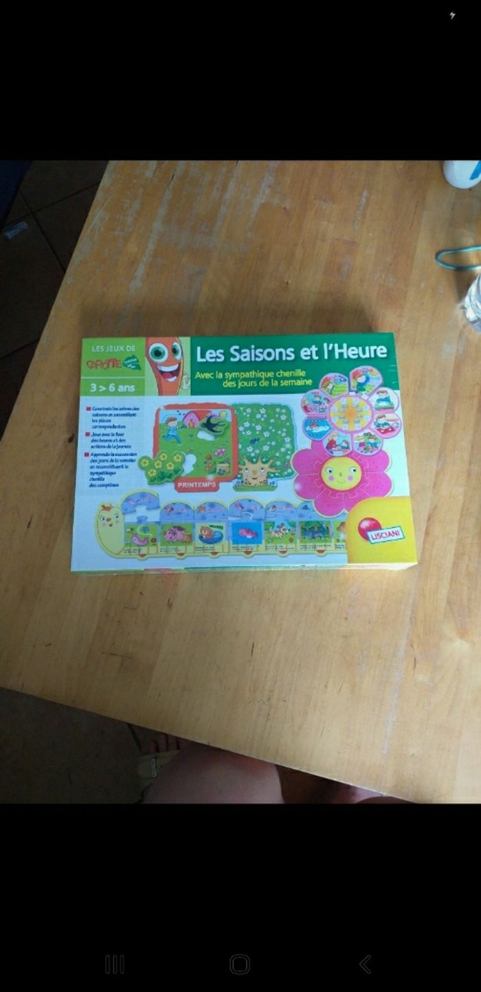 Les saisons et l'heure. De 3 à 6 ans