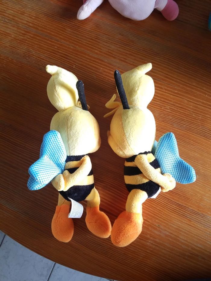 2 peluches abeille - photo numéro 2
