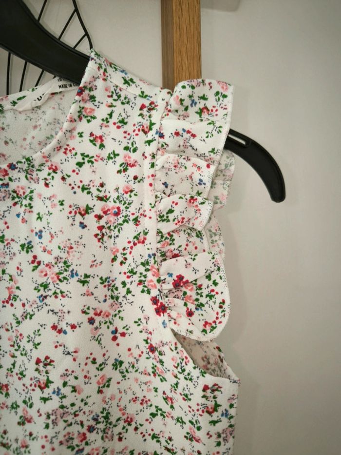 Top haut shein fleurs liberty fille - photo numéro 4