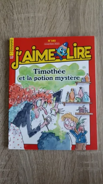 livre j'aime lire n°562 Timothée et la potion mystère