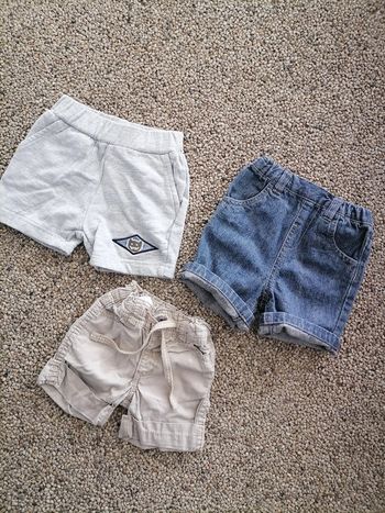 Lot de 3 shorts 3 mois