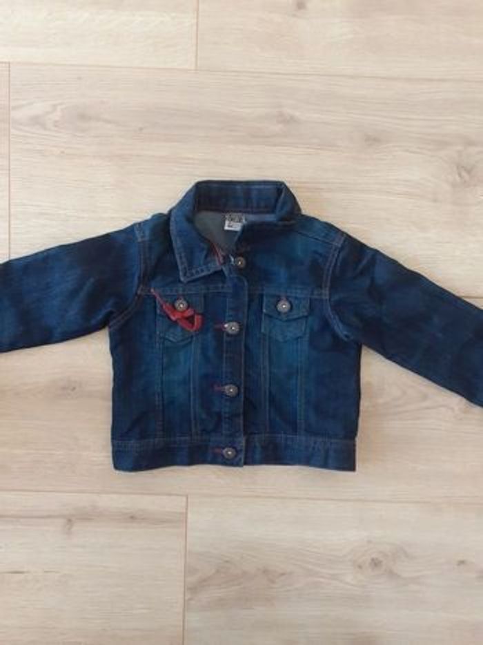 Veste fille en jean bleu fille 2 ans Tape à l'œil - photo numéro 2