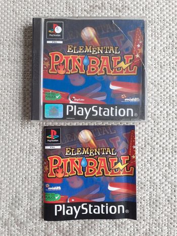 Playstation 1 ps1 elemental pinball