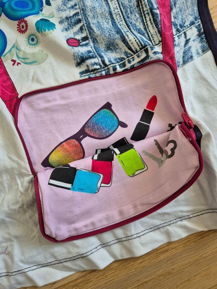 Tshirt original Desigual avec poche 11 - 12 ans, très bon état - photo numéro 6