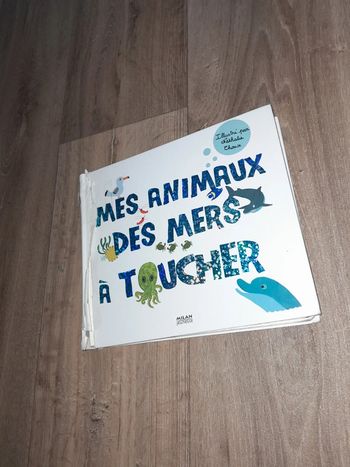 Livre mes animaux des mers à toucher 🌺