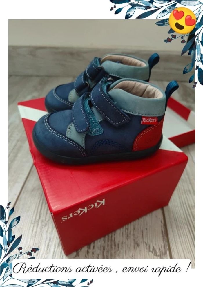 Chaussures Kickers taille 19 - photo numéro 3