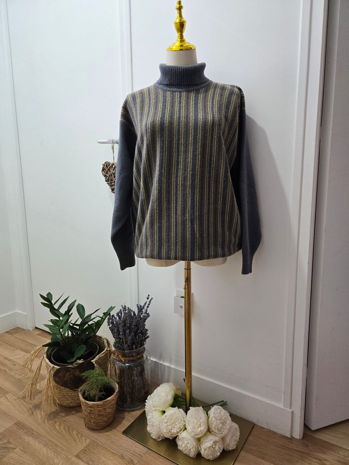 Pull en laine d’Agneau vintage Paul Fourticq