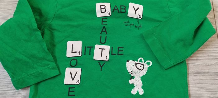 T-shirt ML garçon 12 mois - photo numéro 4