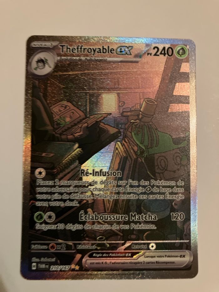 Carte pokemon Theffroyable ex Alternative