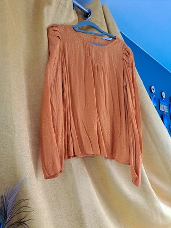 Blouse moutarde NafNaf