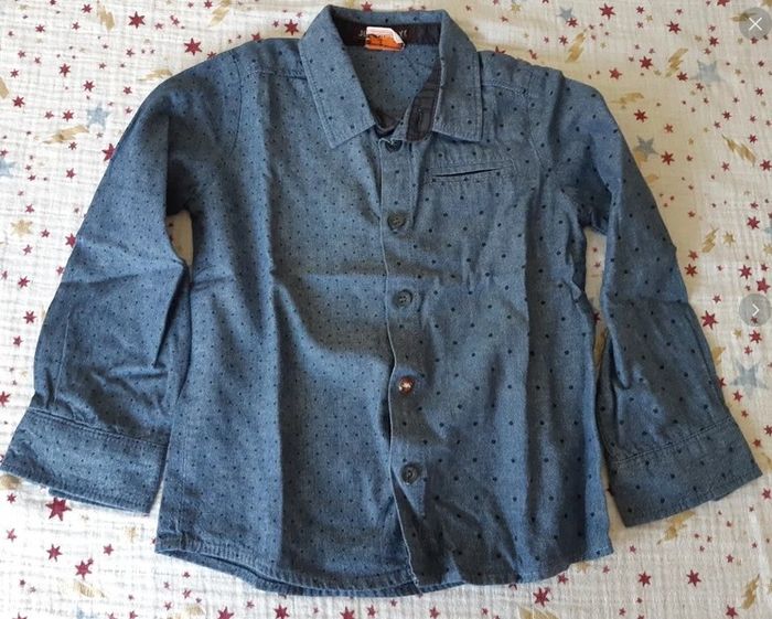 Lot 3 chemises ML 24 mois 2 ans 86cm - photo numéro 5