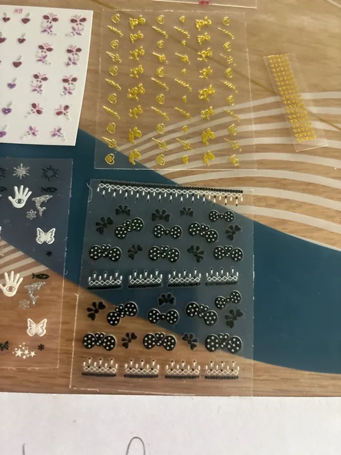 Lots de stickers pour ongles - photo numéro 2