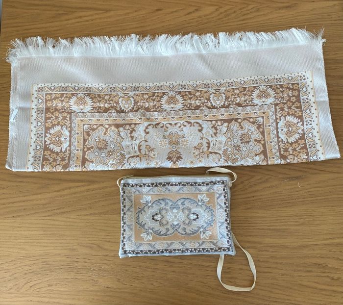 Shein Tapis de prière portable crème - photo numéro 2