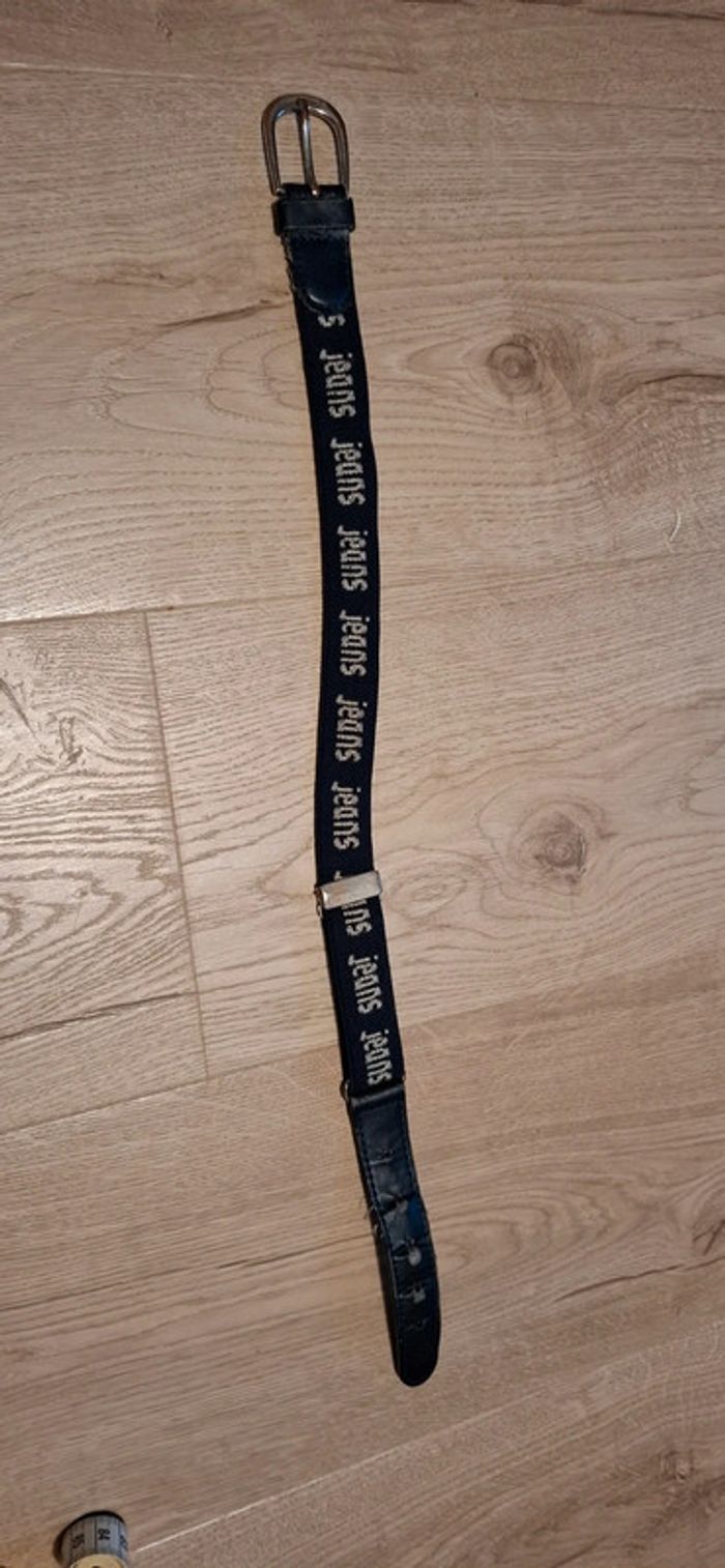 Ceinture élastique bleu marine - photo numéro 2