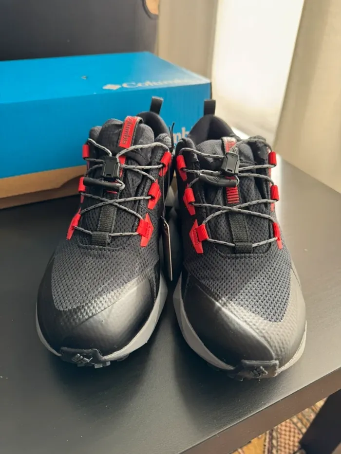 Baskets Columbia Centennial Trail Outdry taille 39 noir rouge corail - photo numéro 4