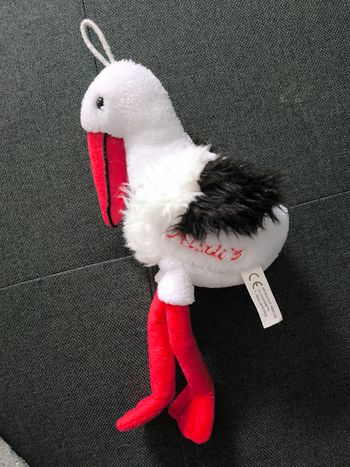 Peluche cigogne alsace