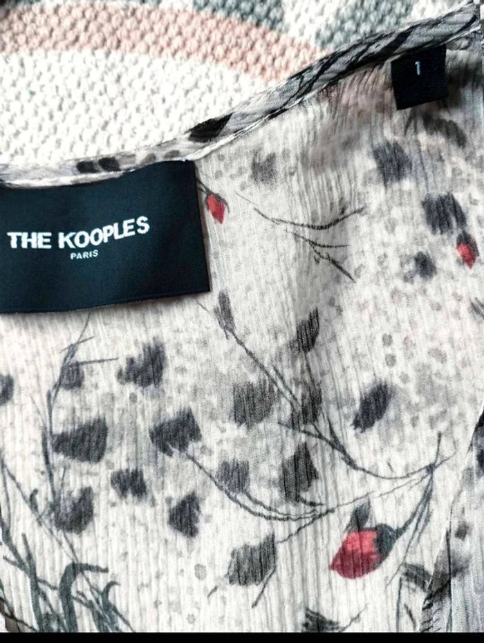 Robe  100%  mousseline de soie -  Doublure  sous robe  -  The Kooples  -  S -  Excellent  état - photo numéro 8