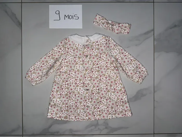 Robe et bandeau sergent major 9 mois - photo numéro 2