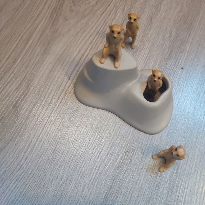 Playmobil 6655 suricates avec rocher complet  lot 1