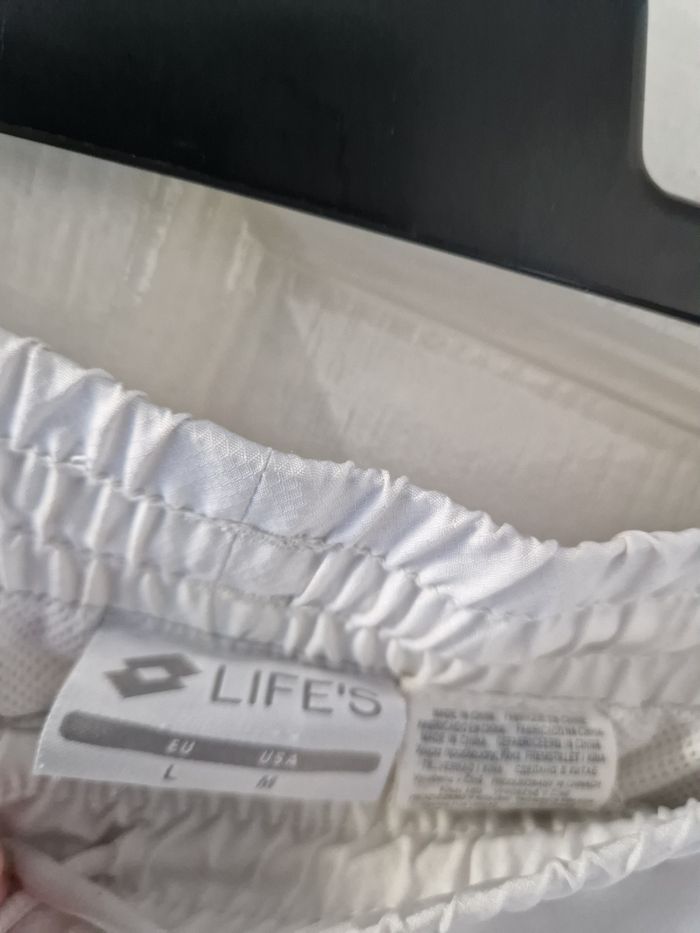 Bas pantalon jogging blanc taille L - photo numéro 3