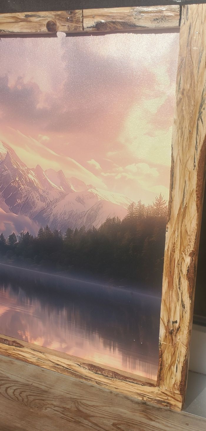 Tableau lac et montagne - photo numéro 5