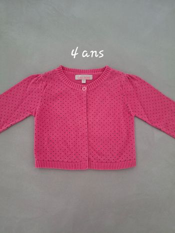 Gilet court Lisa Rose 4 ans
