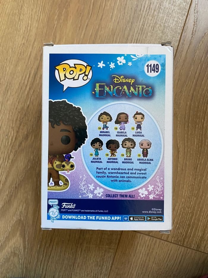 Boîte vide funko Pop 1149 Disney Encanto Antonio madrigal - photo numéro 4