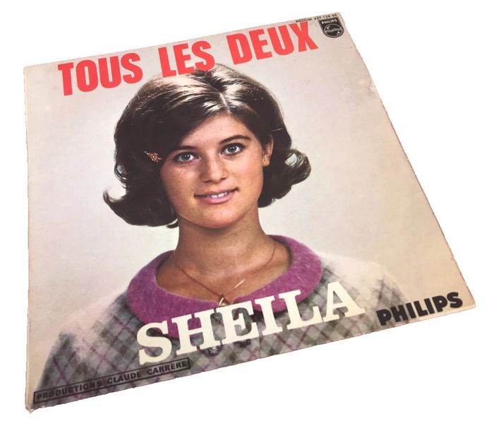 Vinyle 45 tours Sheila Tous les deux (1965) Philips 437.128 BE