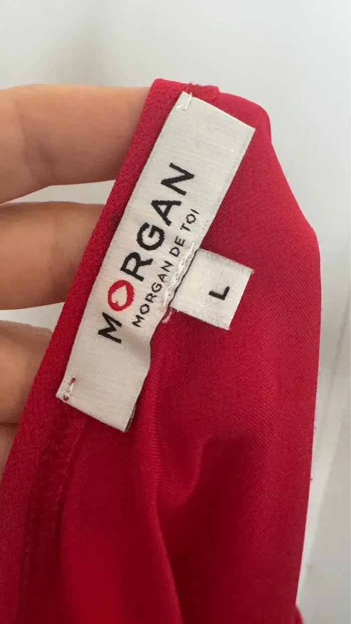 Haut rouge Morgan - photo numéro 4