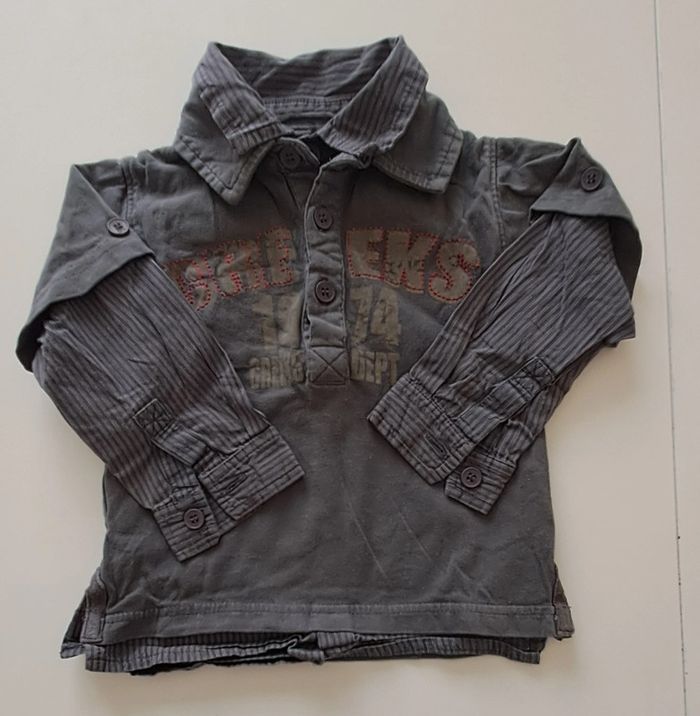 Polo manches longues Creeks 2 ans