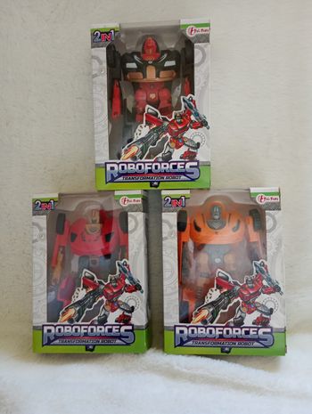 Lots de robots transformer 