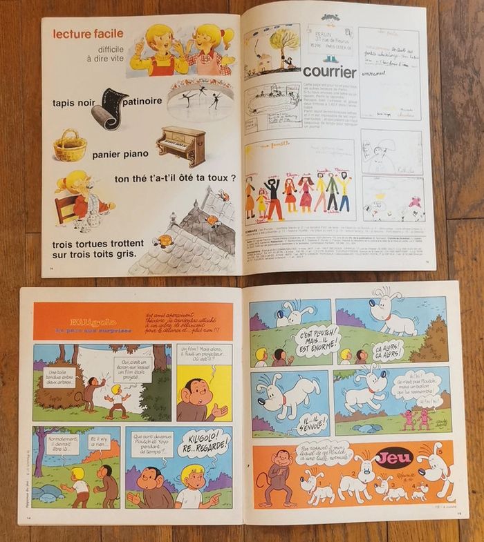 Lot 2 anciens magazines perlin et pinpin années 80 vintage - photo numéro 8