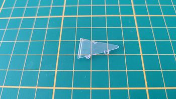 Vitre arrière gauche pièce détachée miniature Maisto Ferrari 550 Maranello 1/24 #B74