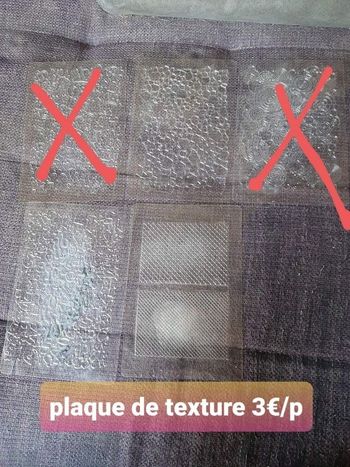 Plaque de texture pour fimo