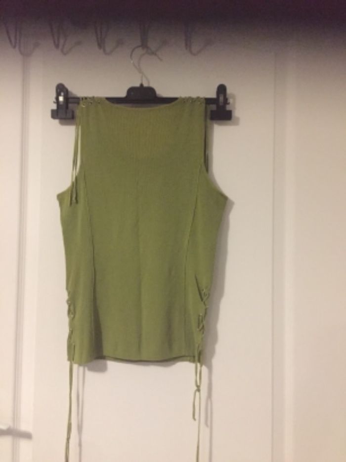 Débardeur vert olive 38/M - photo numéro 3