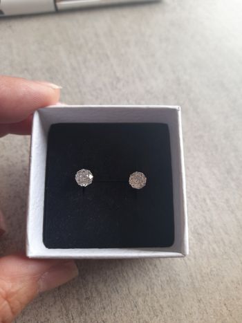 Boucle d'oreille acier