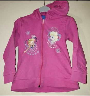 Gilet reine des neiges a capuche