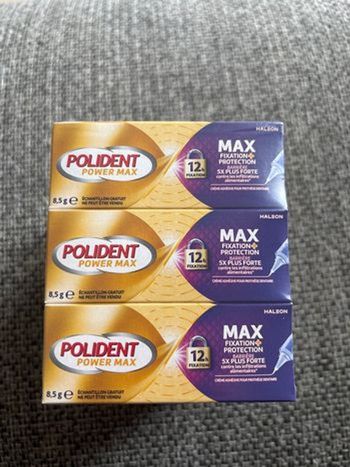 Lot de 12 boîte de colle pour appareil dentaire polident