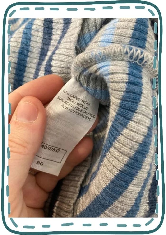 Sous pull col roulé laine femme fille 34 - photo numéro 4