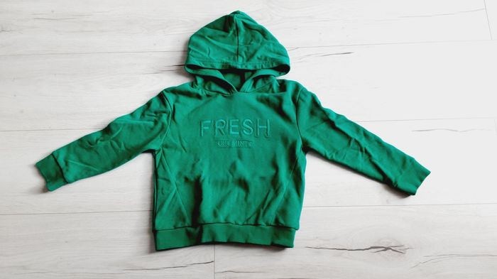 Vêtement fille pull à capuche Vert Okaïdi 4 ans
