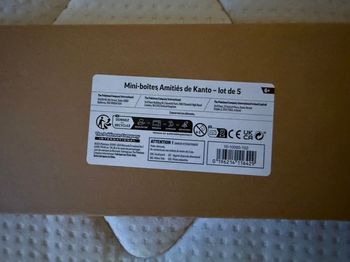 Mini tins Pokémon amitiés de Kanto artset 