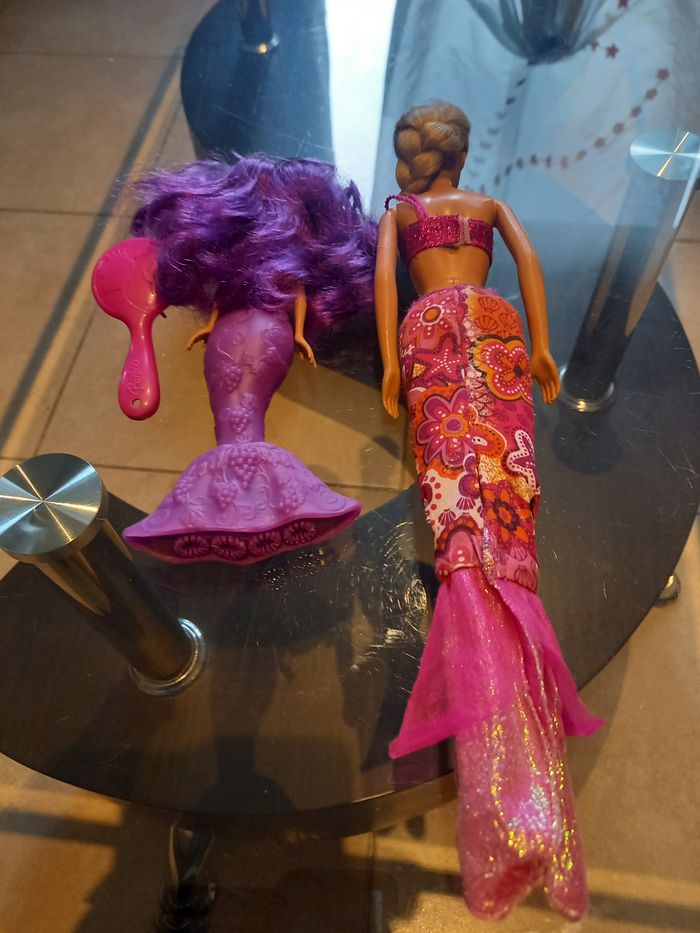 Lot de 2 barbies sirènes - photo numéro 3