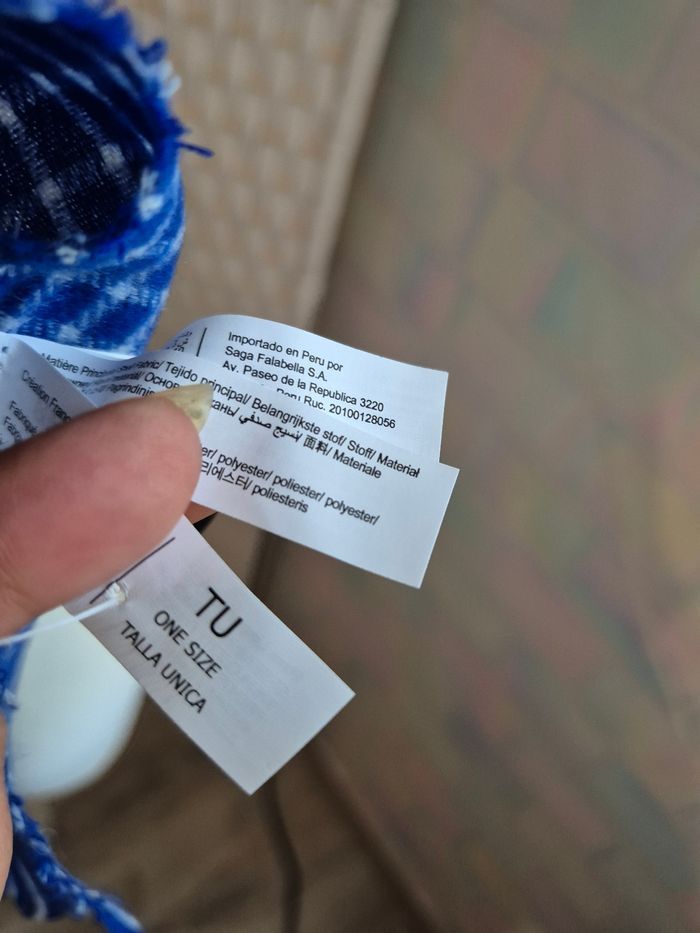 💕 Superbe Maxi-Écharpe / étole ETAM - Bleu Roi - 💕 - photo numéro 10