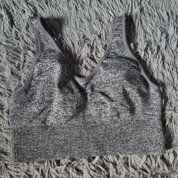 Brassière gris chiné taille 34-36