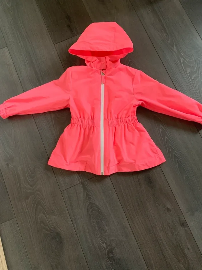 Veste rose jacadi avec gilet amovible 3 ans - photo numéro 2