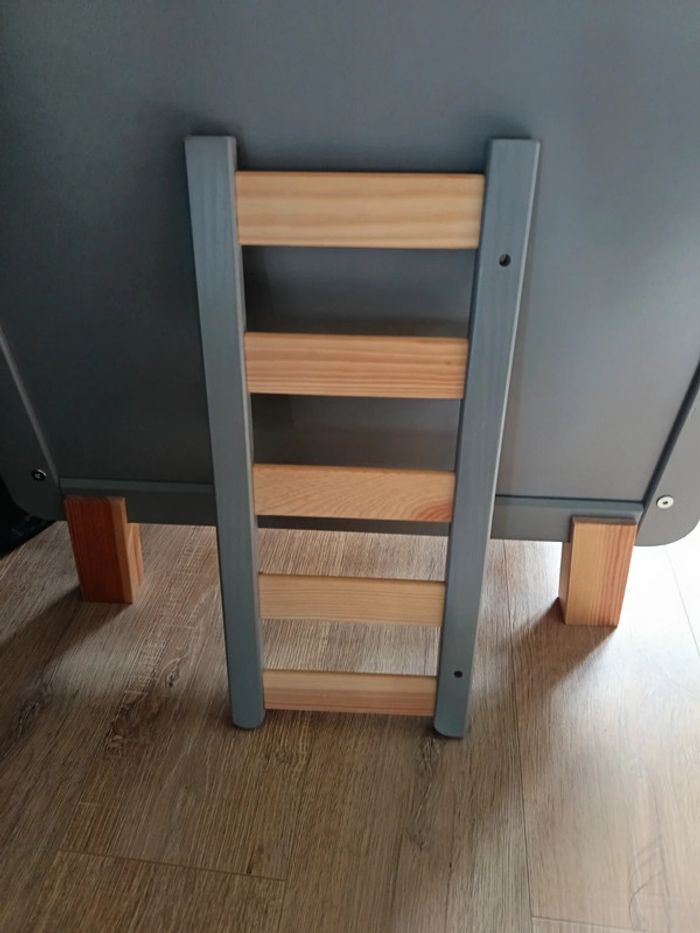 Lit bébé évolutif Love For Sleep 120x60 – pin & gris - photo numéro 3