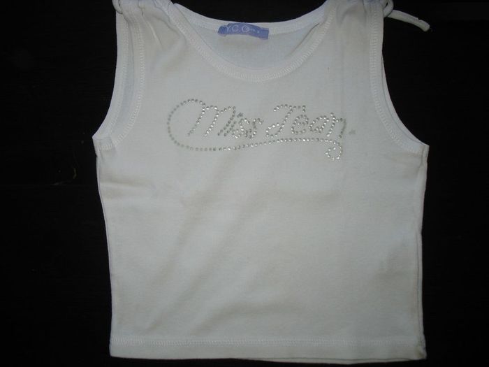 TEE SHIRT SM BLANC FILLE "YCG" - 8 ANS - n°05