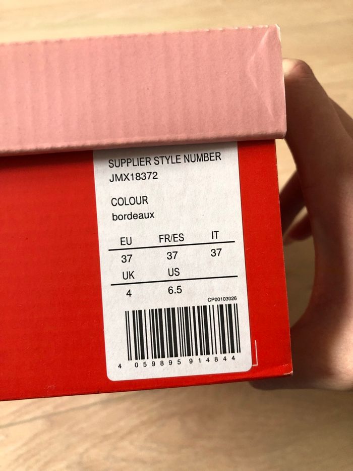 Escarpins ouverts vernis prunes neufs Even&Odd pointure 37 - photo numéro 9